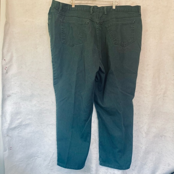 Faded Glory Classic Vintage Forest Green Straight Leg Denim Jeans - Picture 2 of 8